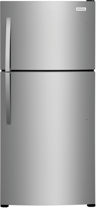 FRIGIDAIRE 30-Inch 20 Cu. Ft. Garage Ready Top Freezer Refrigerator - Stainless Steel (FFHT2022AS)