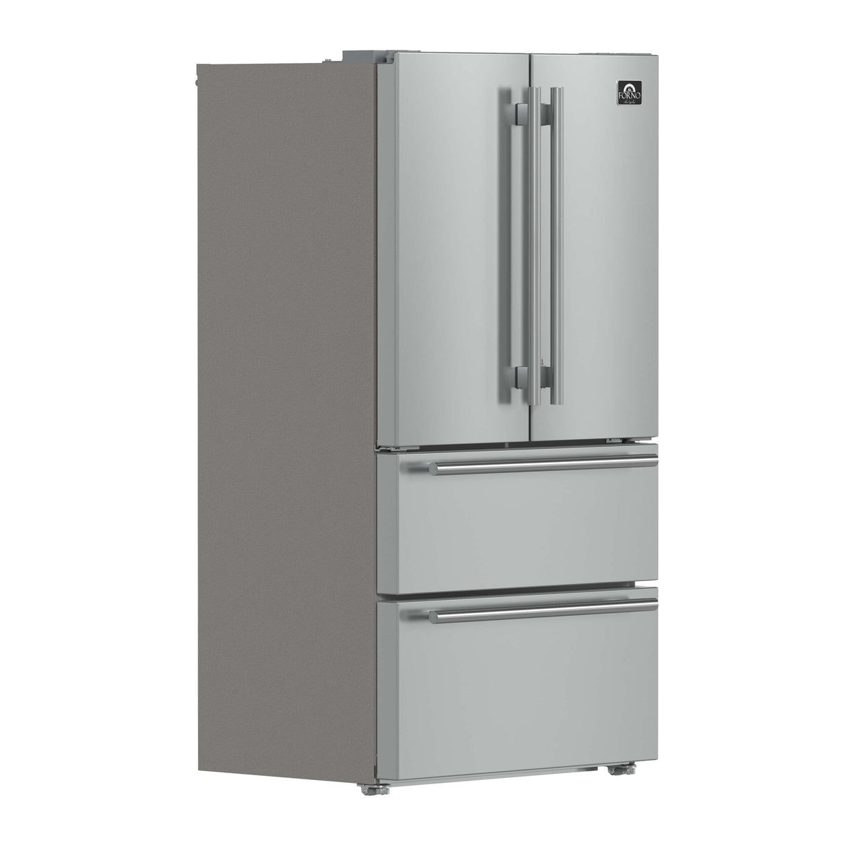 FORNO Moena 36″ French Door 19.2 Cu.Ft. Refrigerator - Stainless (FFRBI182036SB)