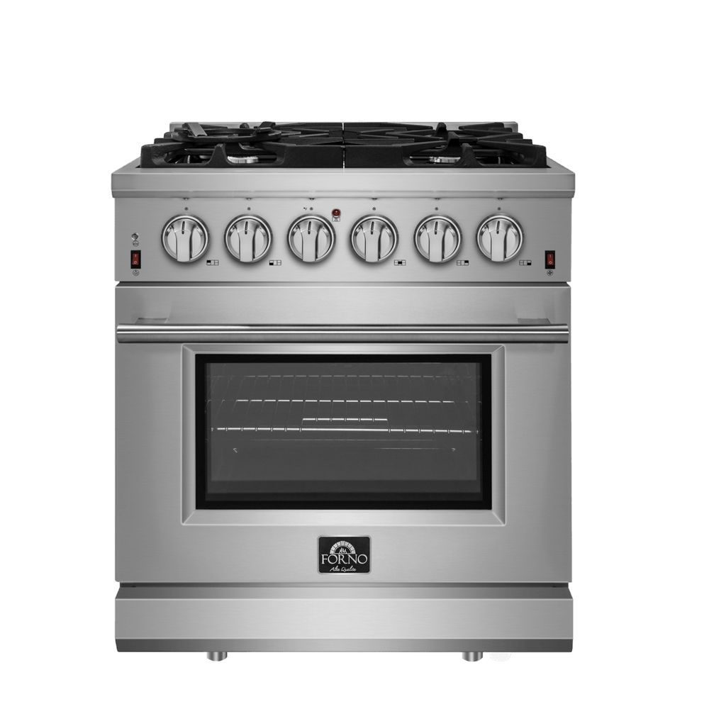 Forno Massimo 30″ Freestanding Gas Range - Stainless (FFSGS623930)