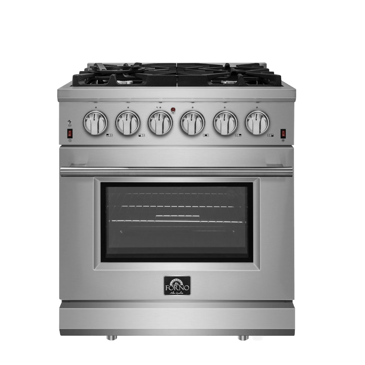 Forno Massimo 30″ Freestanding Gas Range - Stainless (FFSGS623930)