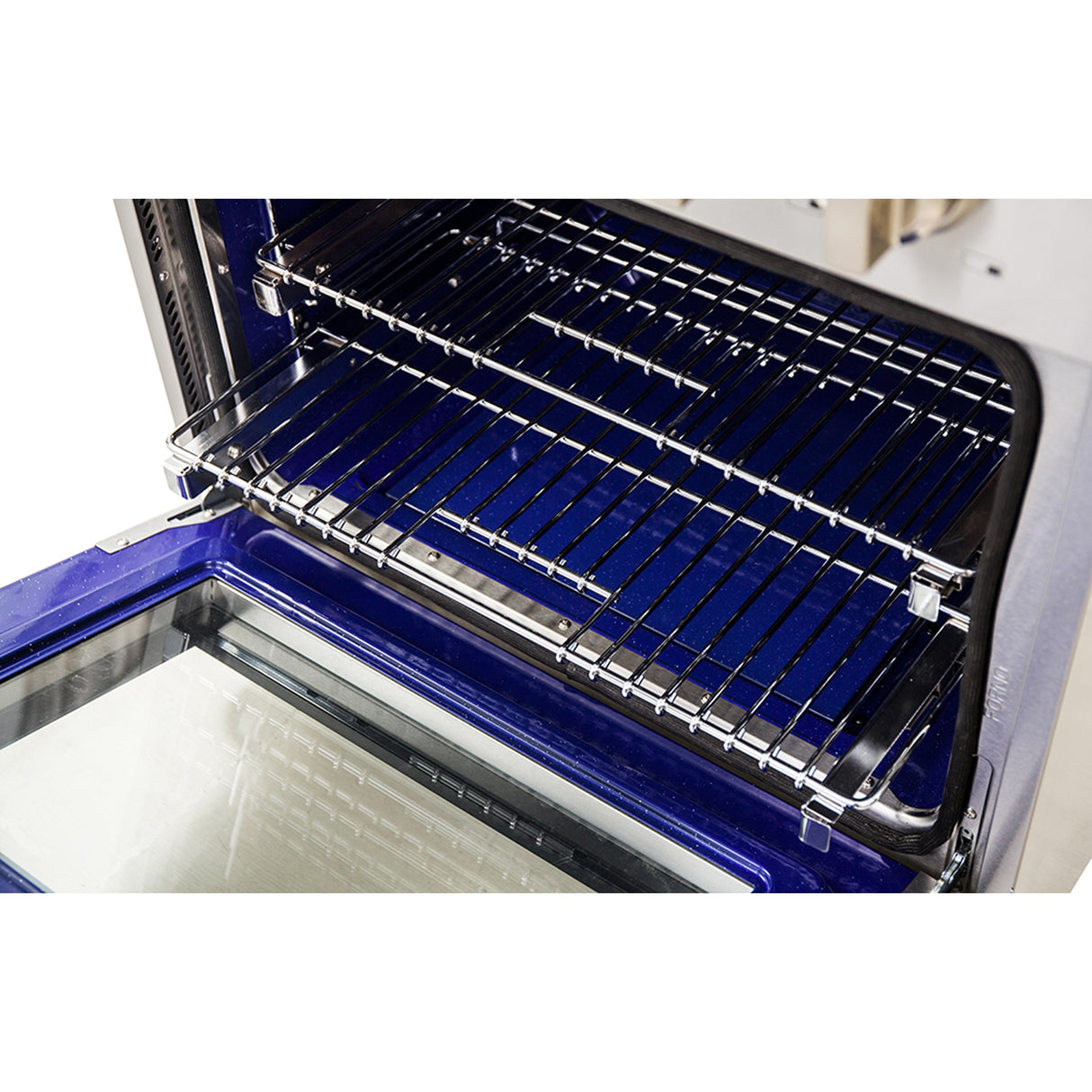 FORNO Massimo 48-Inch Freestanding Gas Range, 8 Burners, True Convection Oven - Stainless (FFSGS623948)