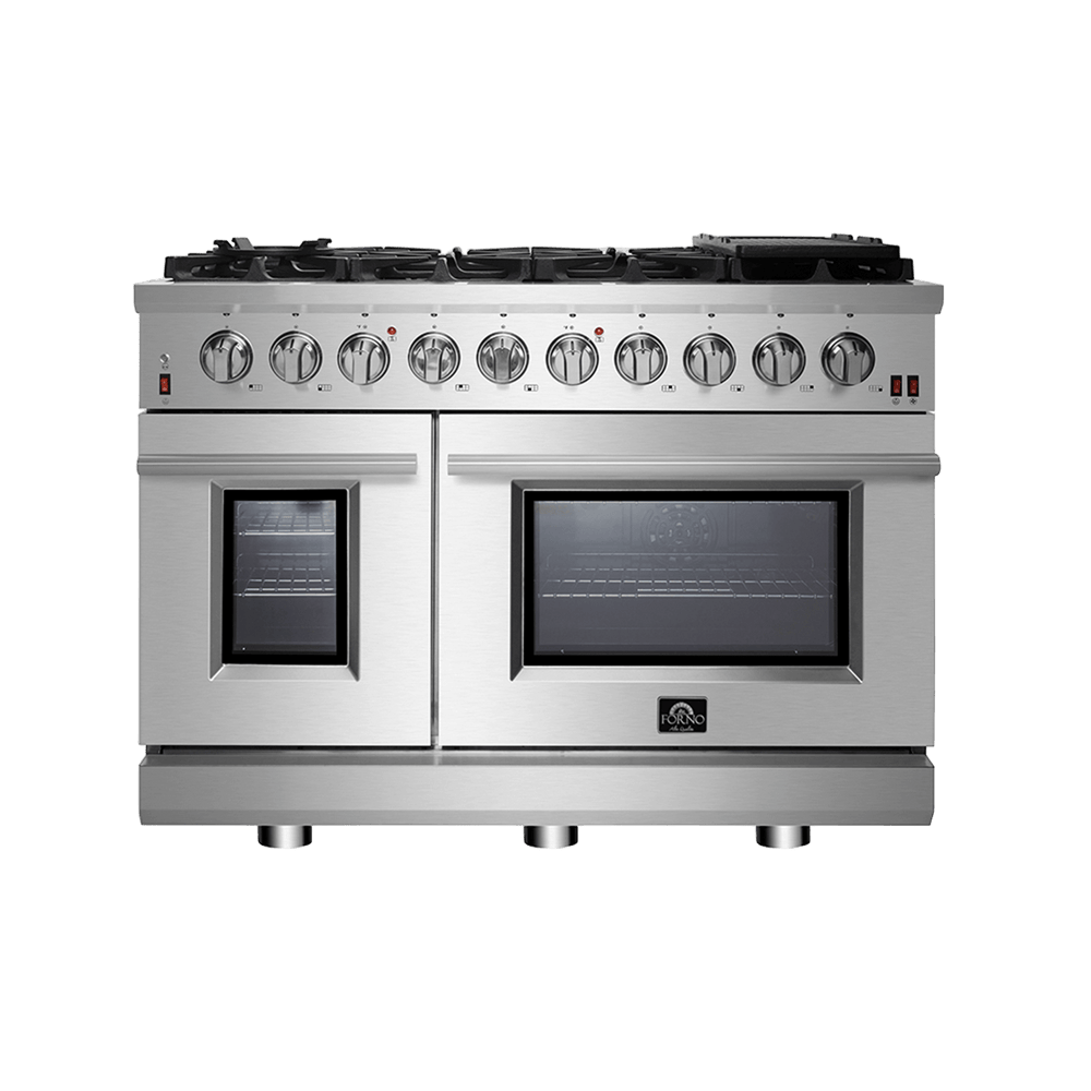 Forno Massimo 48″ Freestanding Gas Range - Stainless (FFSGS623948)