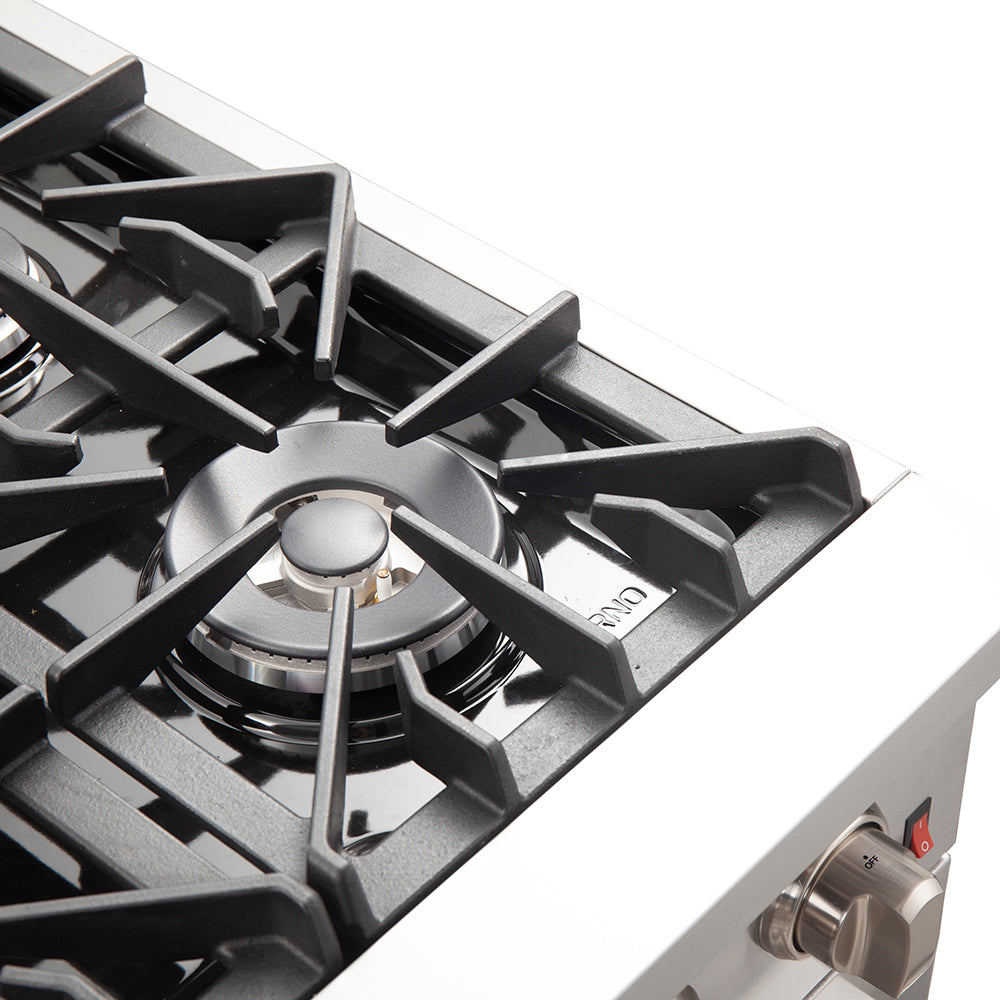 FORNO Galiano 36-Inch Freestanding Gas Range, , 6 Burners, Energy Efficient - Stainless (FFSGS624436)