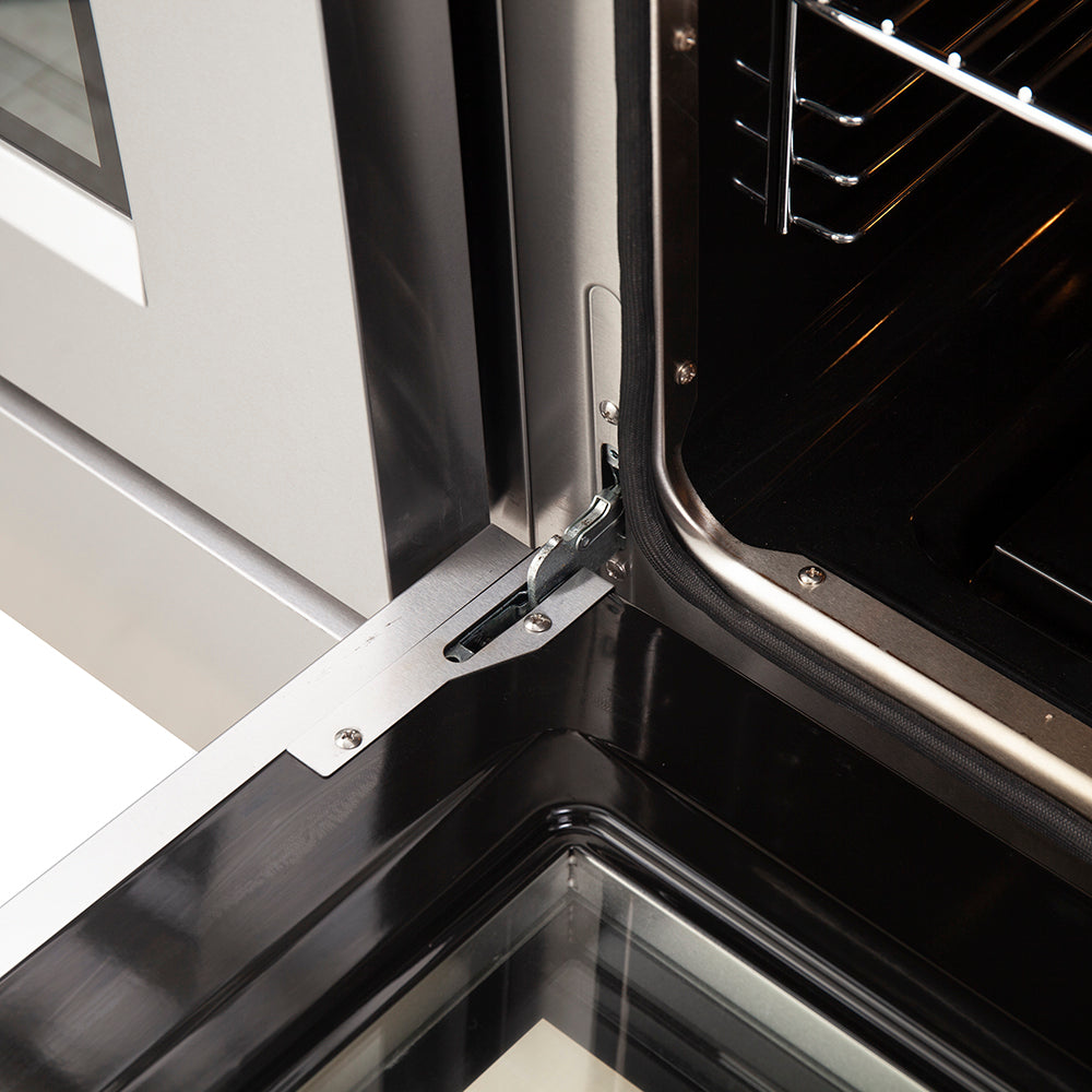 FORNO Galiano 48-Inch Freestanding Gas Range, , 8 Burners, 107,000 BTU, Griddle, Double Ovens, Energy Efficient - Stainless (FFSGS624448)