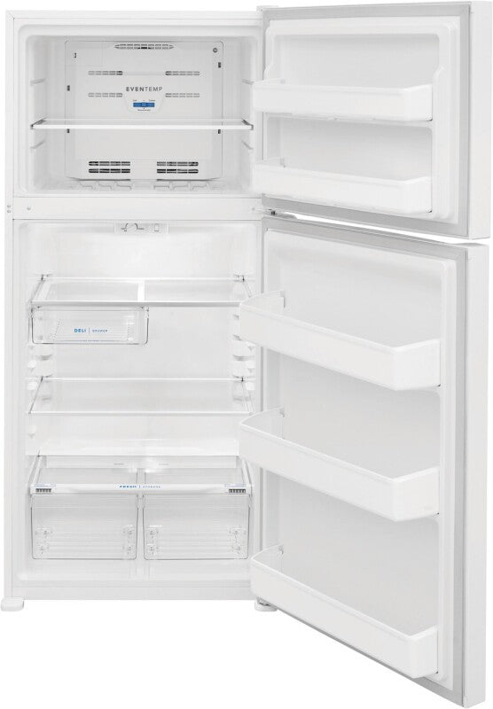 FRIGIDAIRE 30-Inch 18 Cu. Ft. Garage Ready Top Freezer Refrigerator - White (FFTR1835VW)
