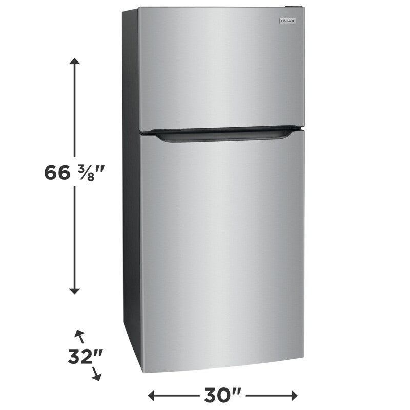 FRIGIDAIRE 20 Cu. Ft. Garage Ready Top Freezer Refrigerator - Stainless Steel (FFTR2045VS)