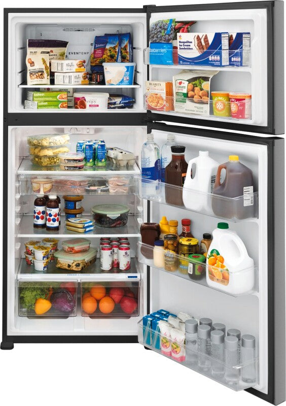FRIGIDAIRE 20 Cu. Ft. Garage Ready Top Freezer Refrigerator - Stainless Steel (FFTR2045VS)