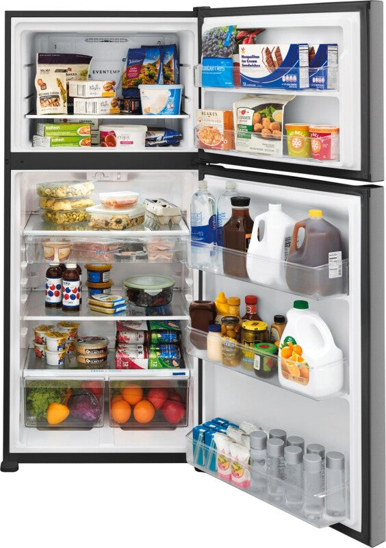 FRIGIDAIRE 20 Cu. Ft. Garage Ready Top Freezer Refrigerator - Stainless Steel (FFTR2045VS)