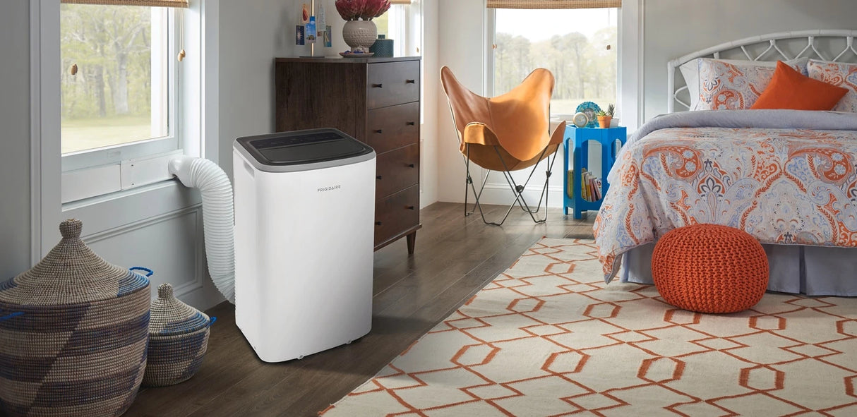 FRIGIDAIRE 3-in-1 Connected Portable Room Air Conditioner 12,000 BTU (ASHRAE) / 8,000 BTU (DOE) - White (FHPW122AC1)