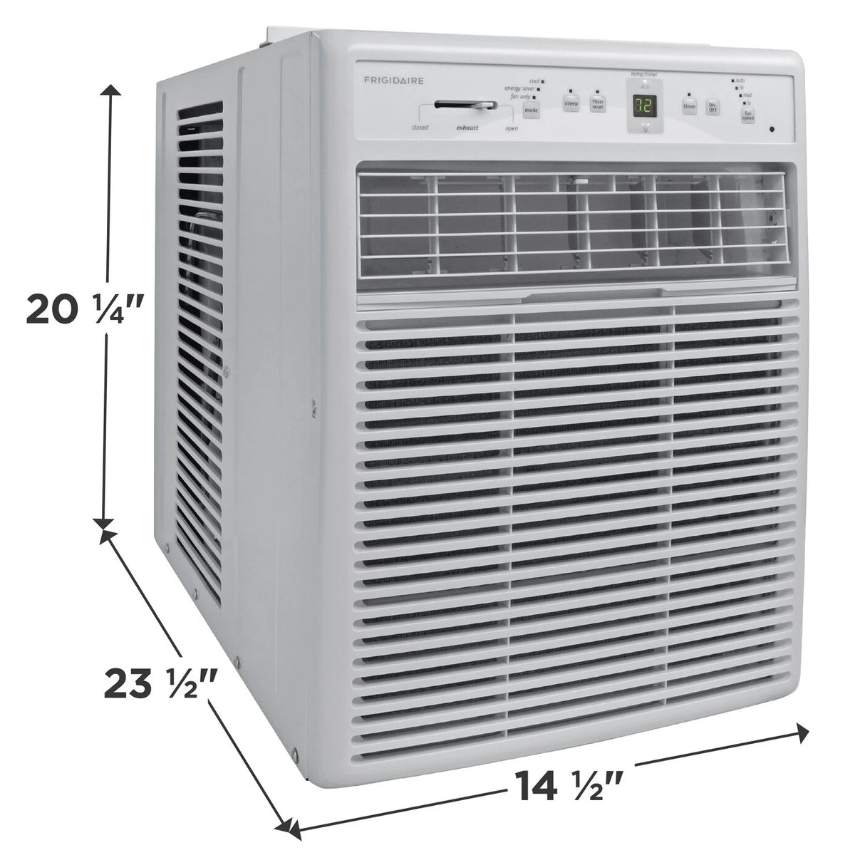 FRIGIDAIRE 8,000 BTU Slider Casement Window Room Air Conditioner - White (FHSC082WB1)