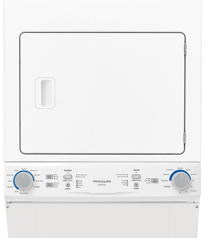 Frigidaire Electric Washer/Dryer Laundry Center - 3.9 Cu. Ft Washer and 5.5 Cu. Ft. Dryer - White (FLCE7522AW)