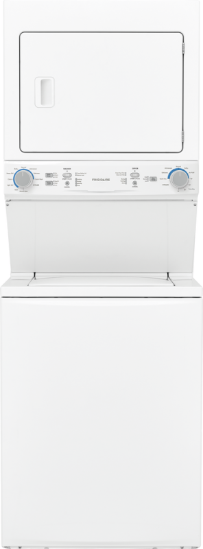 Frigidaire Electric Washer/Dryer Laundry Center - 3.9 Cu. Ft Washer and 5.5 Cu. Ft. Dryer - White (FLCE7522AW)