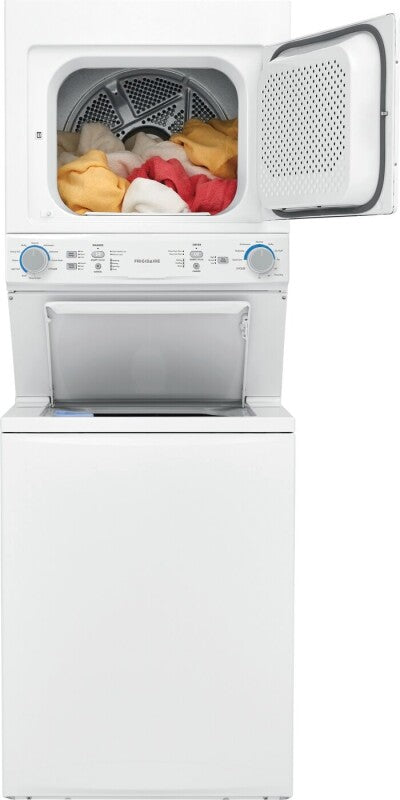 Frigidaire Electric Washer/Dryer Laundry Center - 3.9 Cu. Ft Washer and 5.5 Cu. Ft. Dryer - White (FLCE7522AW)