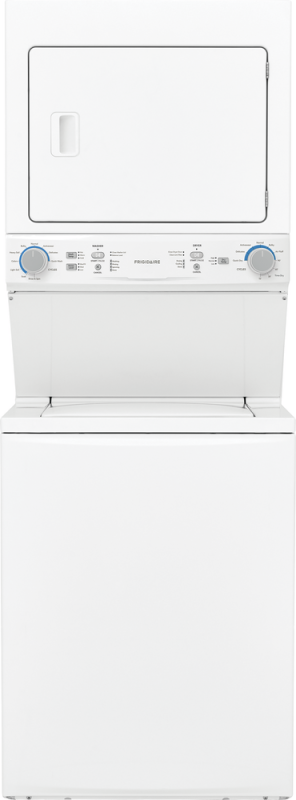 Frigidaire Gas Washer/Dryer Laundry Center - 3.9 Cu. Ft Washer and 5.5 Cu. Ft. Dryer - White (FLCG7522AW)