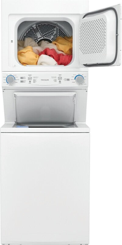 Frigidaire Gas Washer/Dryer Laundry Center - 3.9 Cu. Ft Washer and 5.5 Cu. Ft. Dryer - White (FLCG7522AW)