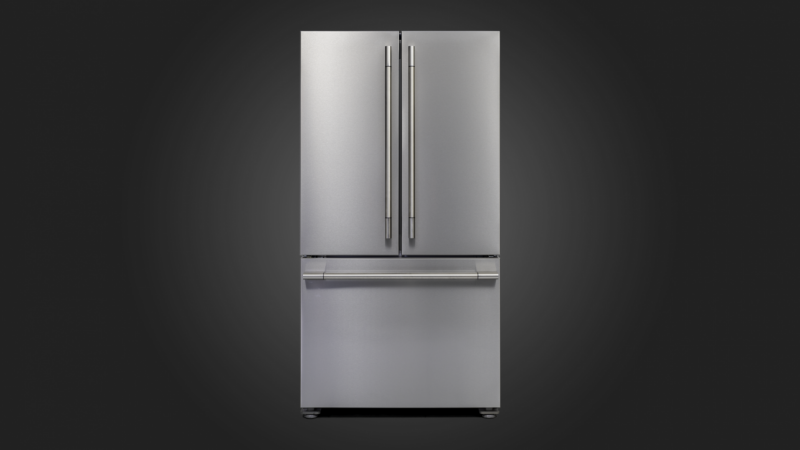 FULGOR MILANO FULGOR MILANO REFER FRNCH DR 36" CNTR DPTH W/ ICE - Stainless Steel (FM4FBM36SS)