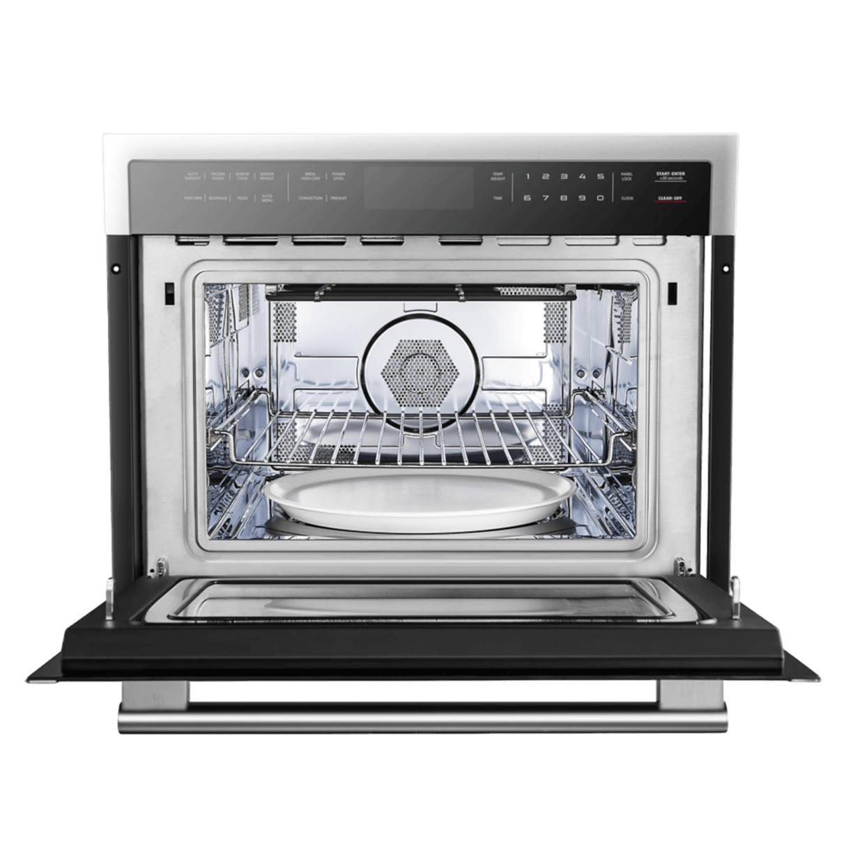 FORNO Oliena 24-inch 1750 W Compact Oven & 1000 W Microwave, 1.6 cu.ft. - Stainless (FMWDR309324)