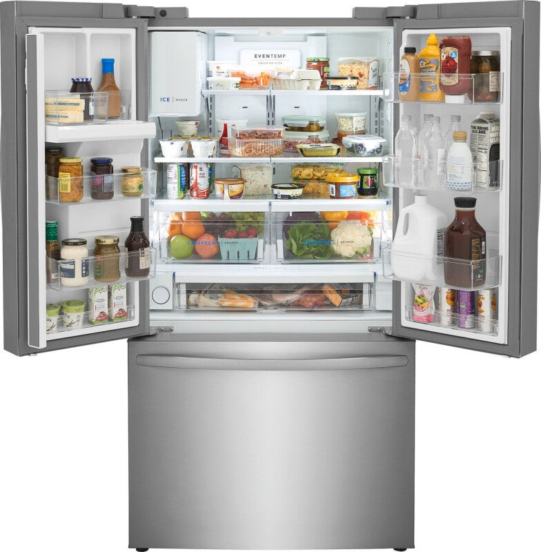 FRIGIDAIRE 28 Cu. Ft. Standard-Depth French Door Refrigerator - Stainless Steel (FRFS2823AS)
