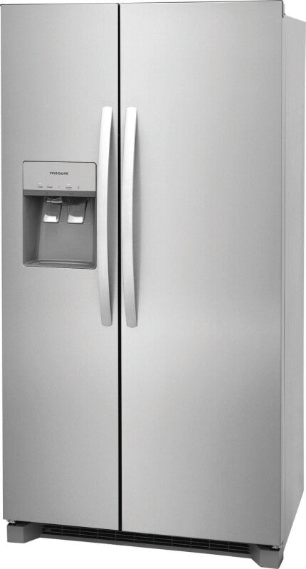 FRIGIDAIRE 22 Cu. Ft. 36" Counter-Depth Side-by-Side Refrigerator - Stainless Steel (FRSC2333AS)