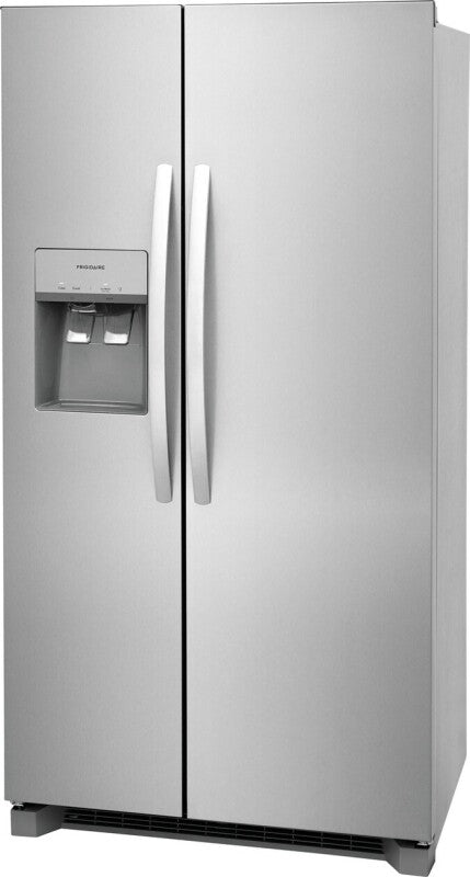 FRIGIDAIRE 22 Cu. Ft. 36" Counter-Depth Side-by-Side Refrigerator - Stainless Steel (FRSC2333AS)