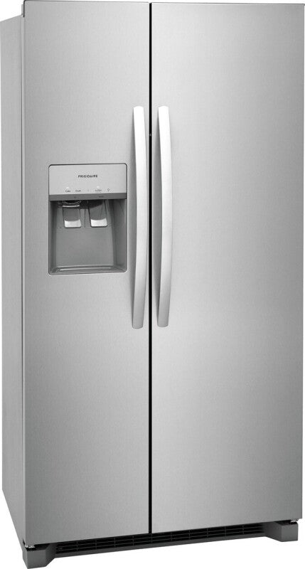 FRIGIDAIRE 22 Cu. Ft. 36" Counter-Depth Side-by-Side Refrigerator - Stainless Steel (FRSC2333AS)