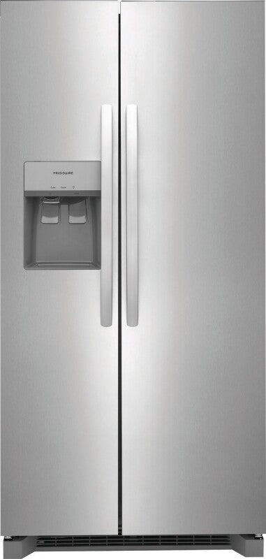 FRIGIDAIRE 22 Cu. Ft. 33" Standard-Depth Side-by-Side Refrigerator - Stainless Steel (FRSS2323AS)