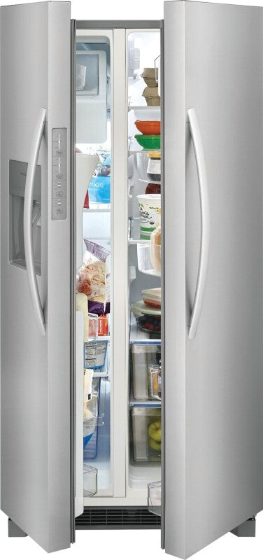 FRIGIDAIRE 22 Cu. Ft. 33" Standard-Depth Side-by-Side Refrigerator - Stainless Steel (FRSS2323AS)