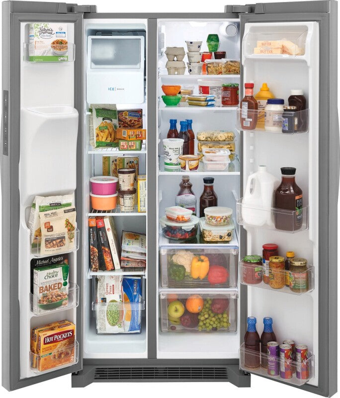 Frigidaire 22.3 Cu. Ft. 33" Standard Depth Side by Side Refrigerator - Stainless Steel (FRSS2323AS)