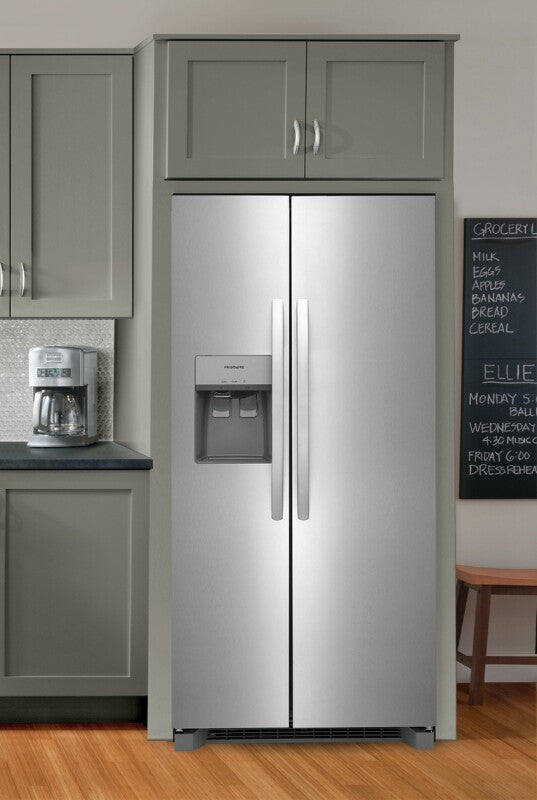 Frigidaire 22.3 Cu. Ft. 33" Standard Depth Side by Side Refrigerator - Stainless Steel (FRSS2323AS)