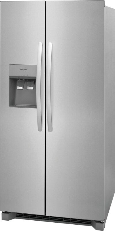 Frigidaire 22.3 Cu. Ft. 33" Standard Depth Side by Side Refrigerator - Stainless Steel (FRSS2323AS)