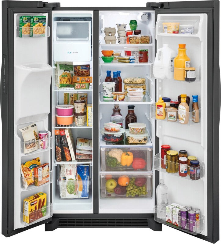 Frigidaire 25.6 Cu. Ft. 36" Standard Depth Side by Side Refrigerator - Stainless Steel (FRSS2623AS)