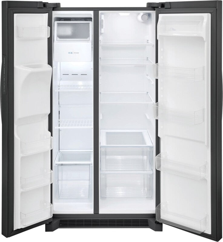 FRIGIDAIRE 26 Cu. Ft. 36" Standard-Depth Side-by-Side Refrigerator - Stainless Steel (FRSS2623AS)