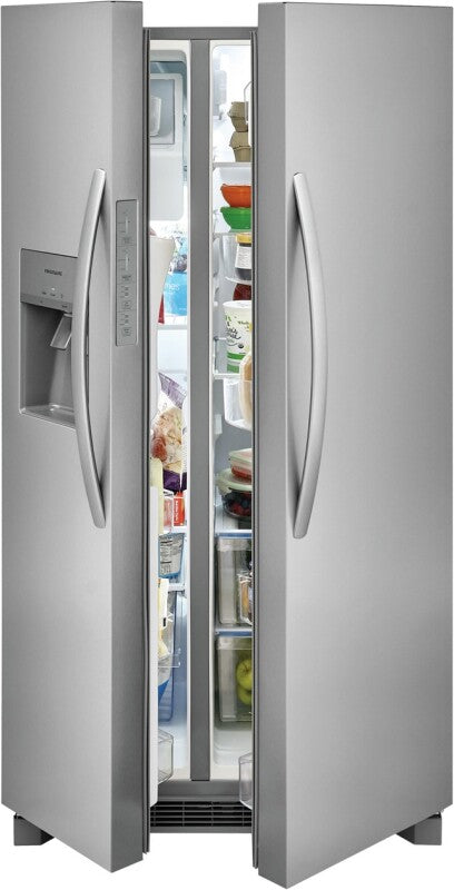 Frigidaire 25.6 Cu. Ft. 36" Standard Depth Side by Side Refrigerator - Stainless Steel (FRSS2623AS)
