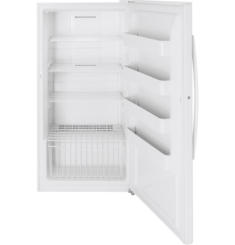 GE 17.3 Cu. Ft. Frost-Free Garage Ready Upright Freezer - White (FUF17SMRWW)