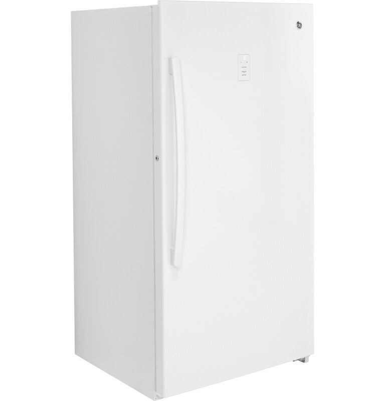 GE 17.3 Cu. Ft. Frost-Free Garage Ready Upright Freezer - White (FUF17SMRWW)