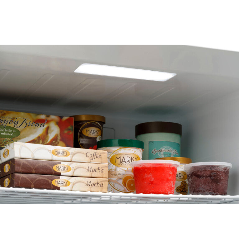 GE 17.3 Cu. Ft. Frost-Free Garage Ready Upright Freezer - White (FUF17SMRWW)