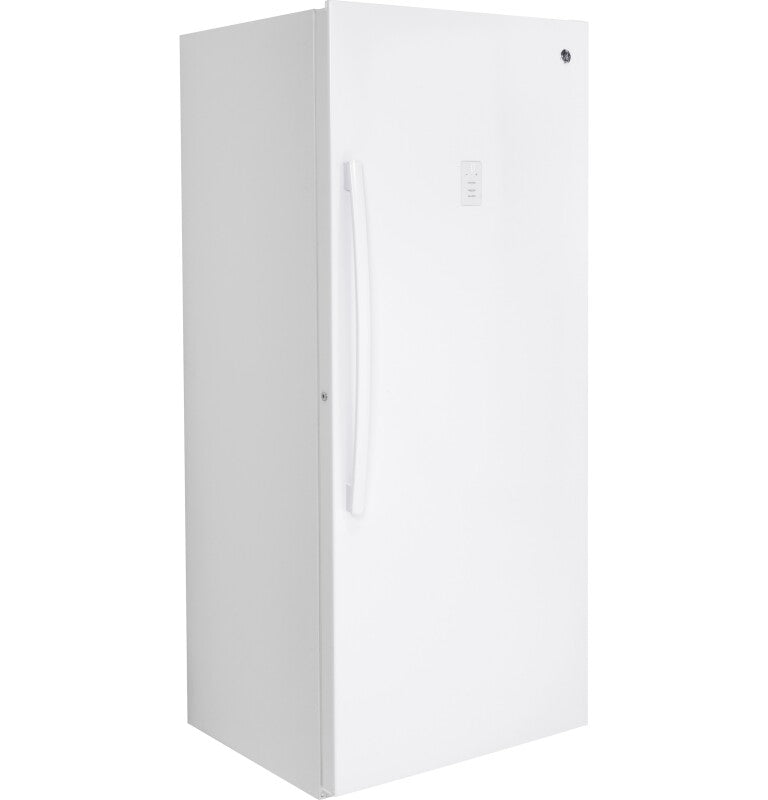 GE 21.3 Cu. Ft. Frost-Free Garage Ready Upright Freezer - White (FUF21SMRWW)