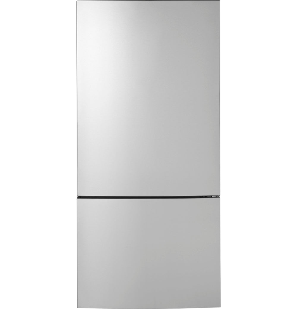 GE 17.7 Cu. Ft. Counter-Depth Bottom-Freezer Refrigerator - Stainless Steel (GBE17HYRFS)