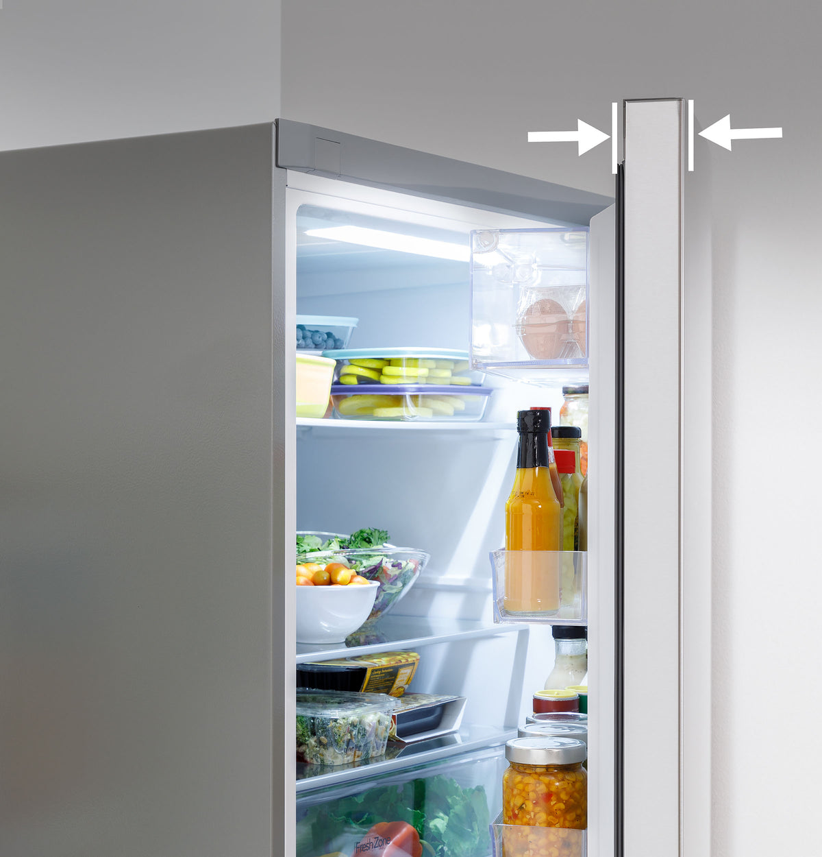 GE 17.7 Cu. Ft. Counter-Depth Bottom-Freezer Refrigerator - Fingerprint Resistant Stainless Steel (GBE17HYRFS)
