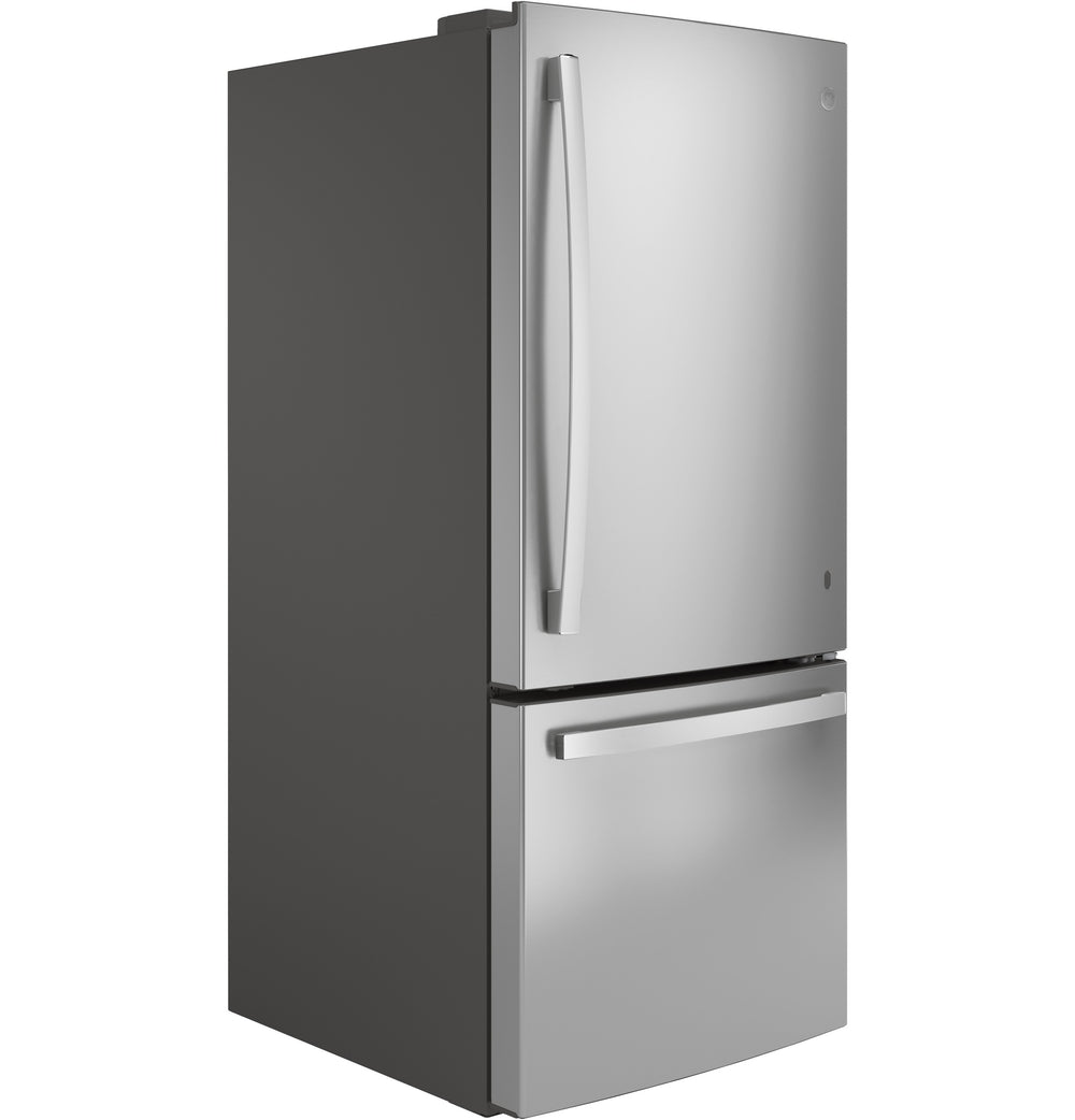 GE 20.9 Cu. Ft. Bottom-Freezer Refrigerator - Stainless Steel (GBE21DYKFS)