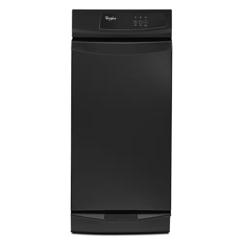 WHIRLPOOL 15-inch Convertible Trash Compactor - Black-on-Black (GC900QPPB)