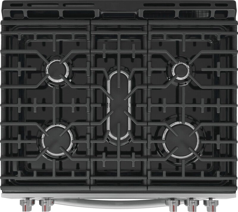 Frigidaire Gallery 30" Gas Range with No Preheat + Air Fry - Stainless Steel (GCFG3059BF)