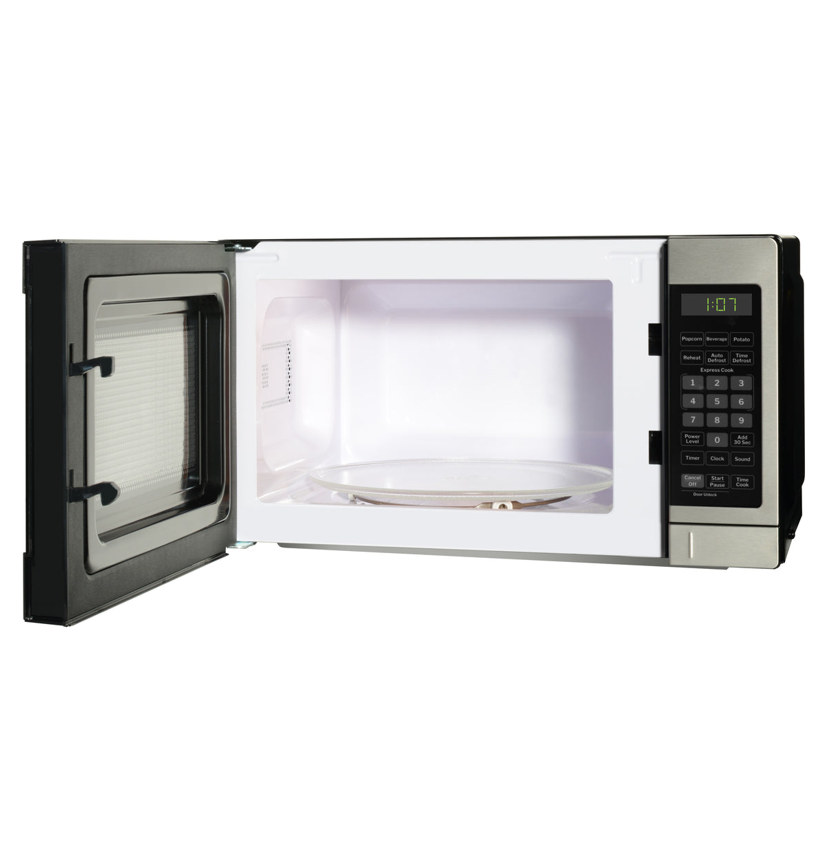 GE 0.7 Cu. Ft. Spacemaker Countertop Microwave Oven - Stainless Steel (GCHK07N1WSS)