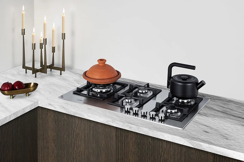 SUMMIT 34" Wide 5-Burner Gas Cooktop In Stainless Steel - Stainless Steel (GCJ536SS)