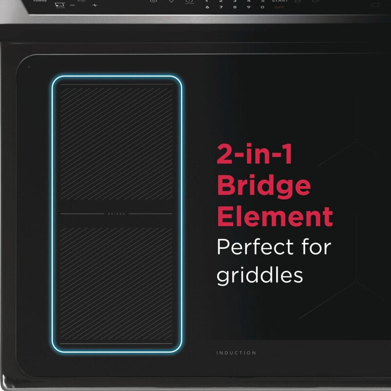 Frigidaire Gallery 30" Freestanding Induction Range with Total Convection - Stainless Steel (GCRI3060BF)