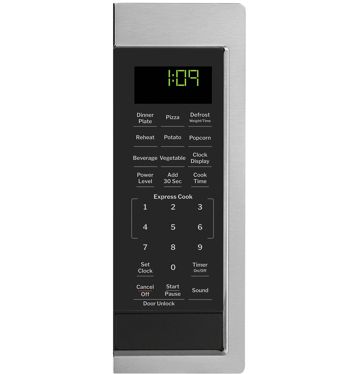 GE 0.9 Cu. Ft. Capacity Countertop Microwave Oven - Stainless Steel (GCST09N1WSS)