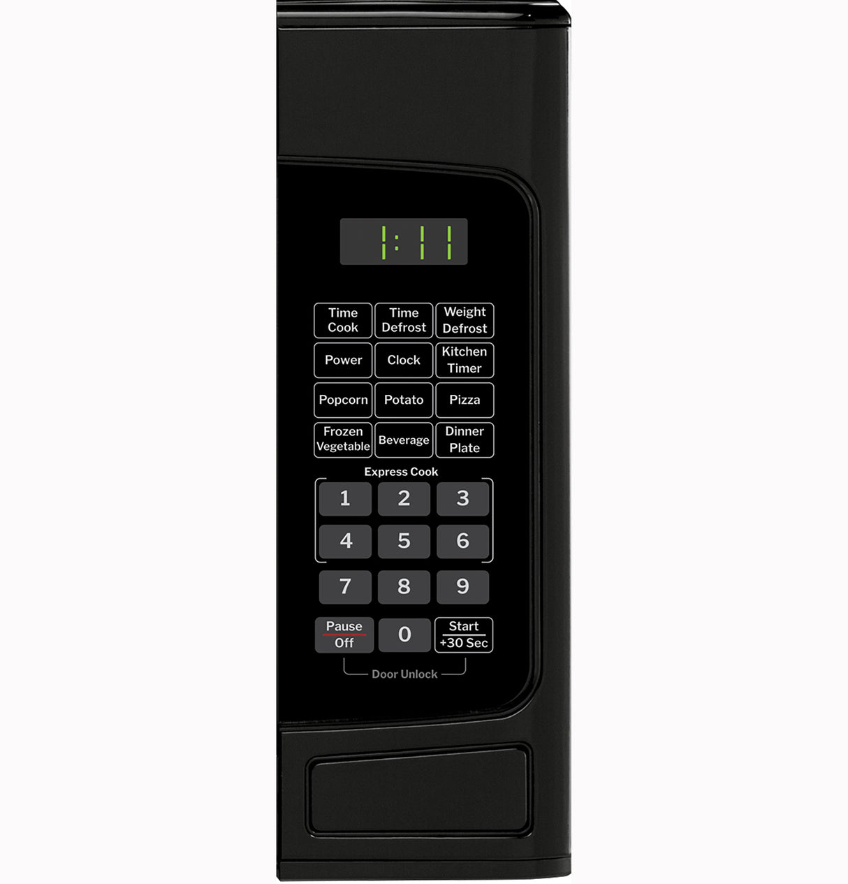 GE 1.1 Cu. Ft. Capacity Countertop Microwave Oven - Black (GCST11N1WBB)