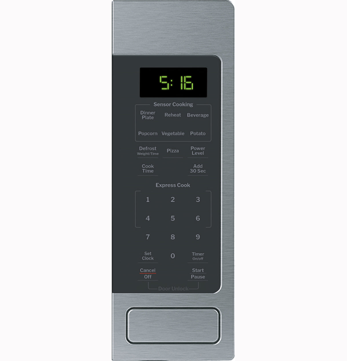 GE 1.6 Cu. Ft. Countertop Microwave Oven - Stainless Steel (GCST16S1WSS)