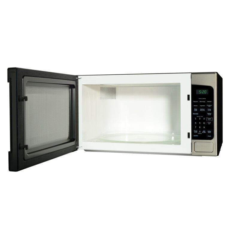 GE 2.0 Cu. Ft. Capacity Countertop Microwave Oven - Stainless Steel/Black (GCST20S1WSS)