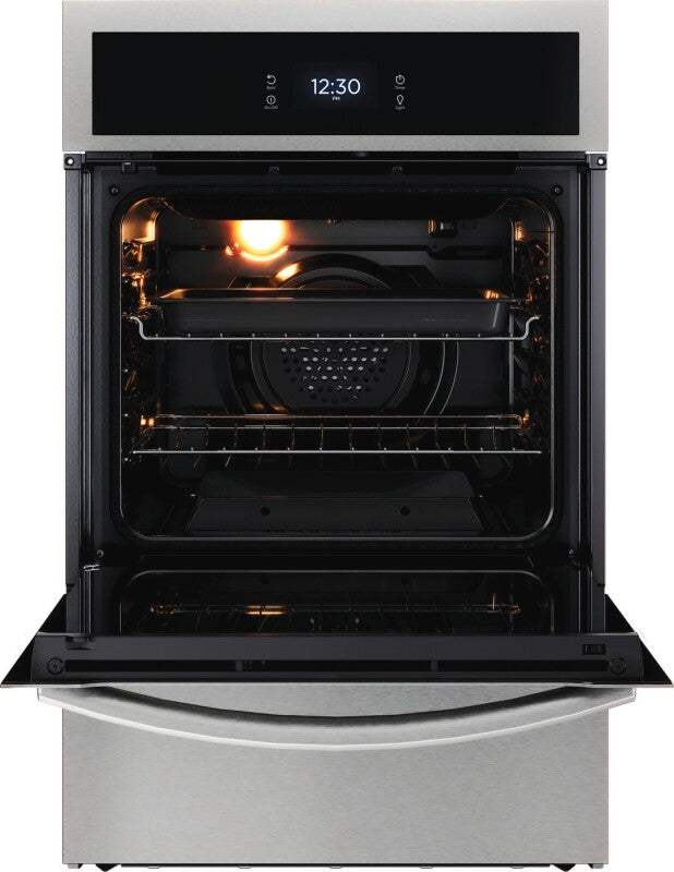 Frigidaire Gallery 24" Single Gas Wall Oven with Air Fry - Black (GCWG2438AB)